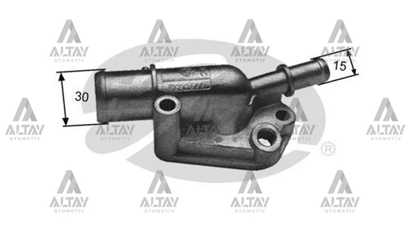 7778655 TERMOSTAT 87°C PALIO-ALBEA 1.4i-1.6i 8V ürün görseli 1