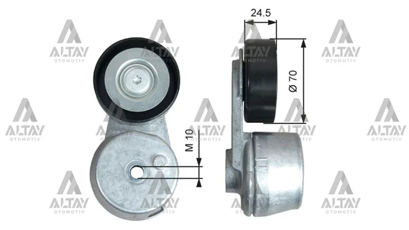 12638689 VANTİLATÖR GERGİSİ ASTRA K / CORSA E / INSIGNIA B D10XFL-B10XFL-B14XE-B15SFT ürün görseli 1