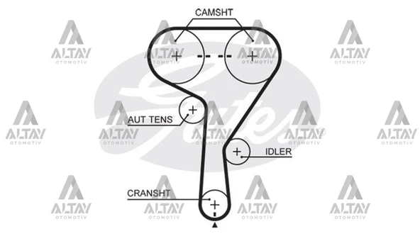 1606355 TRİGER SETİ AVEO / CRUZE / ASTRA G / ASTRA H / MERIVA / VECTRA C / ZAFİRA Z16XEP-A16LET-A16XER ürün görseli 1