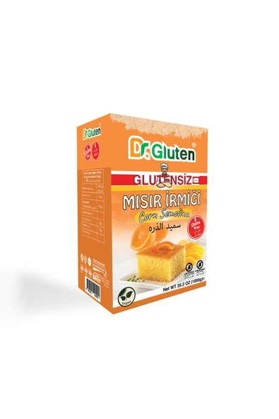 Dr.Gluten GLUTENSİZ MISIR İRMİĞİ 1000 GR ürün görseli 1