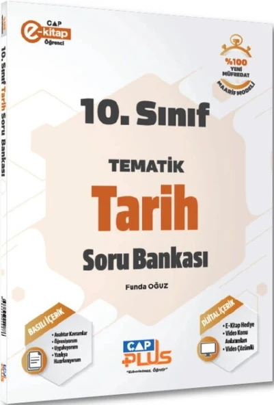 Çap 10. Sınıf Tematik Tarih Soru Bankası Çap Plus ürün görseli 1