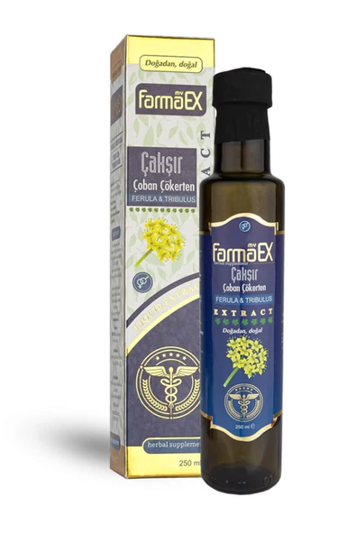 Farmeks Farmaex Çakşır Ekstraktı 250 Ml. Çakşır Kökü Sıvı Ekstresi Çakşır - Çoban Çökerten Sıvı Ekstre ürün görseli 1