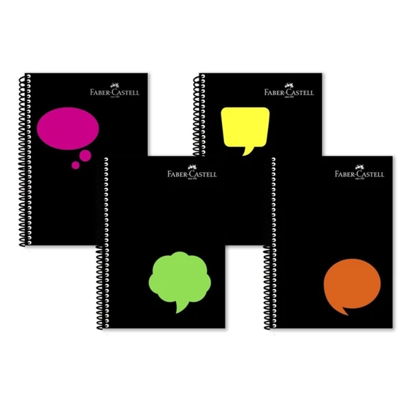 Faber Pp Kapak Defter Neon 2 80Yp Kareli 5075000053 ürün görseli 1