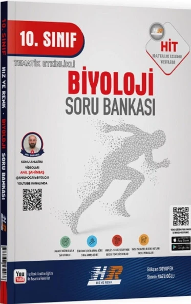 10.Sınıf Biyoloji Soru Bankası Tematik Etkinlikli Hız Ve Renk ürün görseli 1