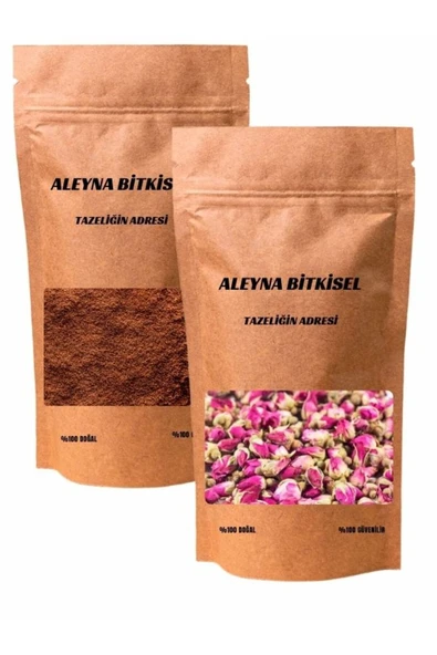 Aleyna Bitkisel Türk Kahvesi 100 G + Gül Kurusu 50 G ürün görseli 1