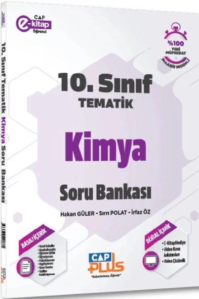 Çap 10. Sınıf Tematik Kimya Soru Bankası Çap Plus ürün görseli 1