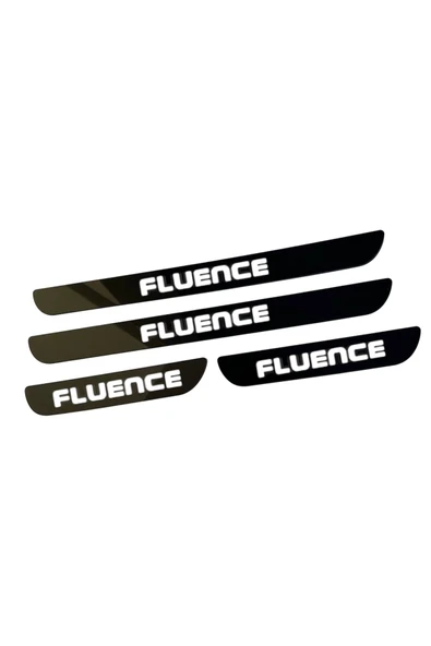 FLUENCE PLEKSİ KAPI EŞİĞİ PİANO BLACK 4 PARÇA - Resim 2