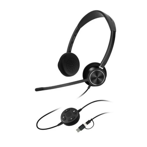 Inbertec C25DM Duo Çağrı Merkezi Kulaklığı ürün görseli 1