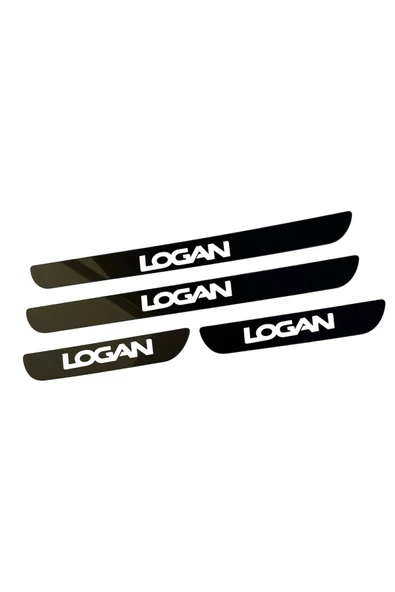 LOGAN PLEKSİ KAPI EŞİĞİ PİANO BLACK 4 PARÇA - Resim 2