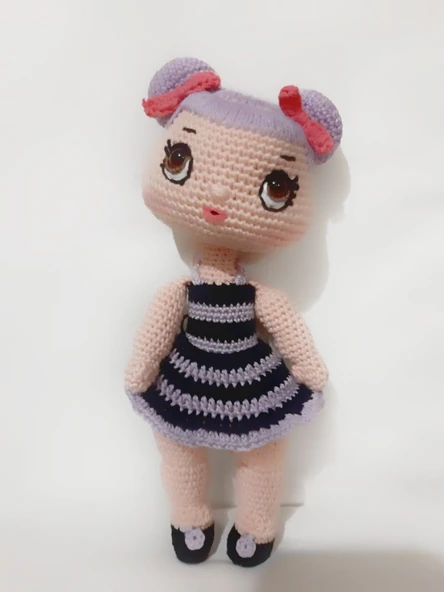 Lily Queen LoL Bebek Amigurumi Organik Oyuncak ürün görseli 1