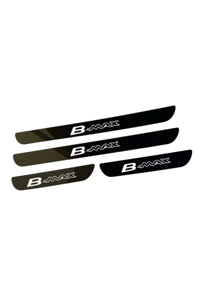 B MAX PLEKSİ KAPI EŞİĞİ PİANO BLACK 4 PARÇA - Resim 2