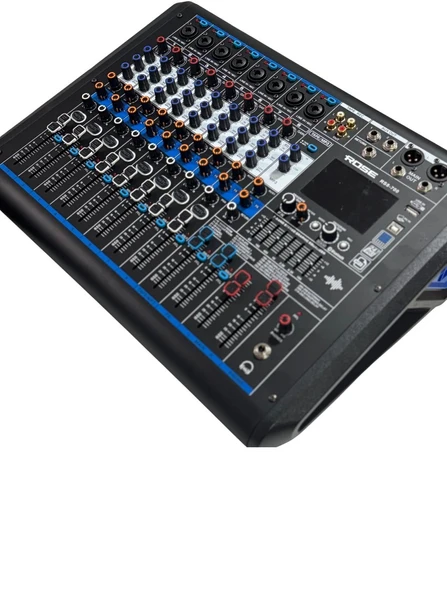 ROSE RS8-700 8 KANAL POWER MIXER 2 X 400W MAX ürün görseli 1