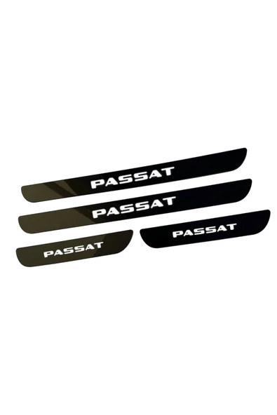 PASSAT PLEKSİ KAPI EŞİĞİ PİANO BLACK 4 PARÇA - Resim 2