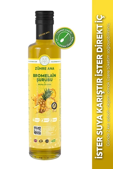 Zühre Ana Bromelain Ananas İçeren Detox Şurubu ürün görseli 1