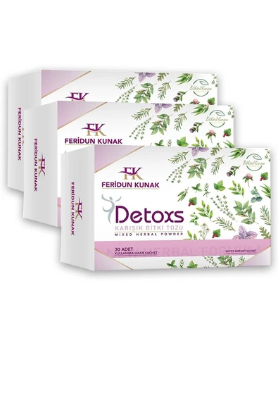 3 Kutu Ferudun Konak Detox Çayı 30 Şase Feridun Kunak ürün görseli 1