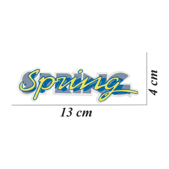 Renault Spring Folyo Sticker Yazı - Resim 3