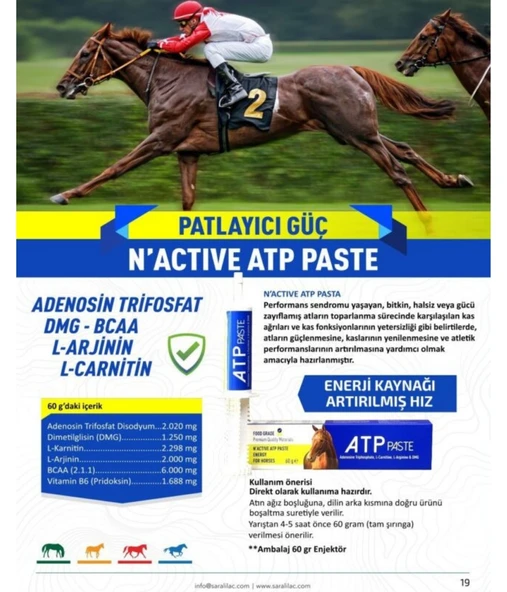 N-Active Atp Pasta 60 Ml - Resim 2