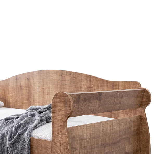Yavrulu Karyola, Taht Yavrulu Yatak + 2 Adet Comfort Yatak  Ceviz 90 x 200 ürün görseli 1