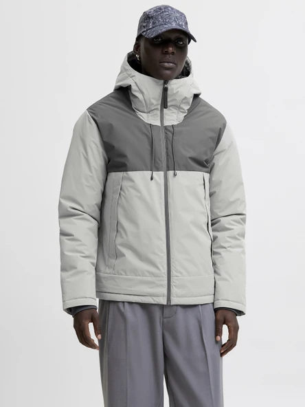 JACK JONES Erkek Kapüşonlu Mont 12285586 - Resim 3