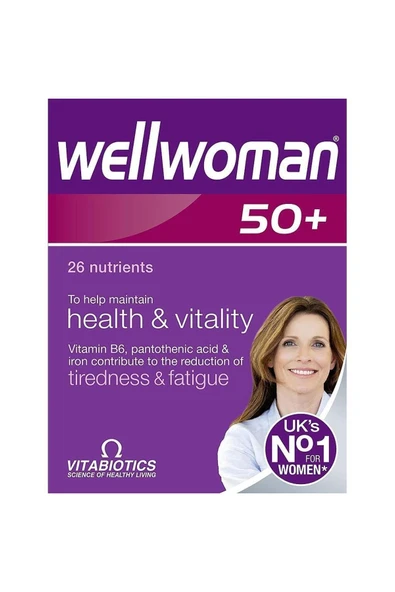 Vitabiotics Wellwoman 50+ 30 Tablet ürün görseli 1