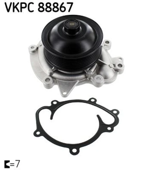 Mercedes Devirdaım Pompası (om642) Mercedes W204 07>14 W212 09>15 W166 11>15 W221 06>13 Vito W639 06> Sprinte - Skf Vkpc 88867 ürün görseli 1