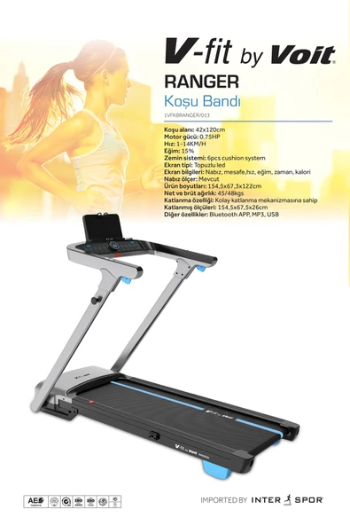 Vfıt By Voıt Ranger Koşu Bandı - Resim 5