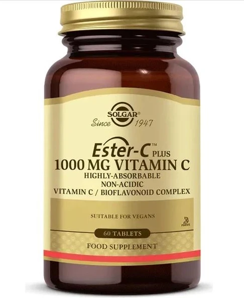 Solgar Ester-C Plus 1000mg 60 Tablet ürün görseli 1