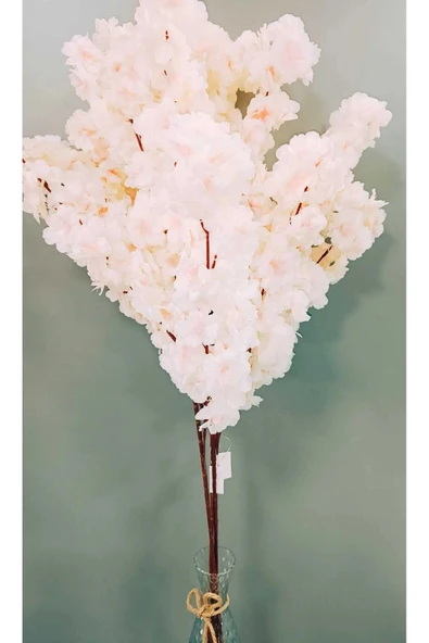 YAPAY ÇİÇEK DERYASI 3ADET JaponKiraz Çiçeği PUDRA ürün görseli 1