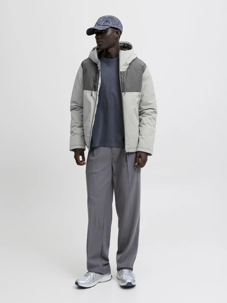 JACK JONES Erkek Kapüşonlu Mont 12285586 - Resim 2