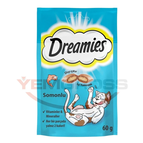 Dreamies Somonlu Kedi Ödülü - 60 Gr ürün görseli 1