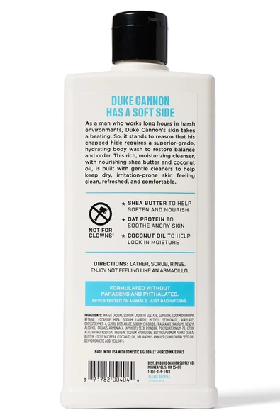 Duke Cannon Soft Side Nemlendirici Duş Jeli 532ML - Resim 2
