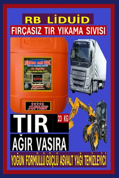 RB LİGUİD ( Fırçasız Tır Yıkama Sıvısı + AĞIR YAĞ SÖKÜCÜ ) 23 Kg ürün görseli 1