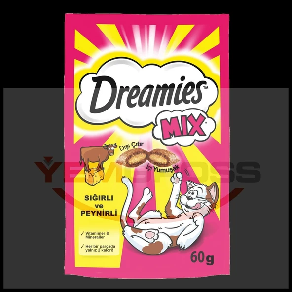 Dreamies Sığırlı&Peynirlı Kedi Ödülü - 60 Gr ürün görseli 1