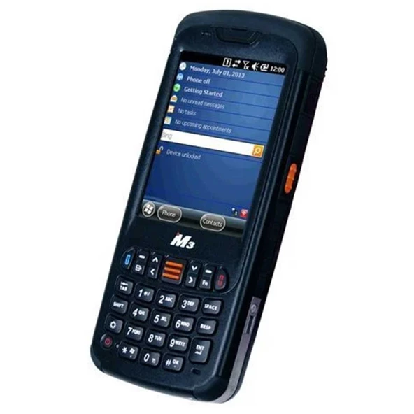 M3 MOBILE BLACK 3,5"1D/2D Okuyucu Wifi Windows CE 6.0 El Terminali ürün görseli 1