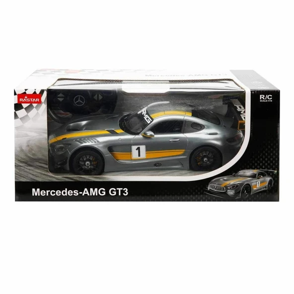 74100 Mercedes AMG GT3 2.4GHZ Işıklı Gri - NessiWorldman ürün görseli 1