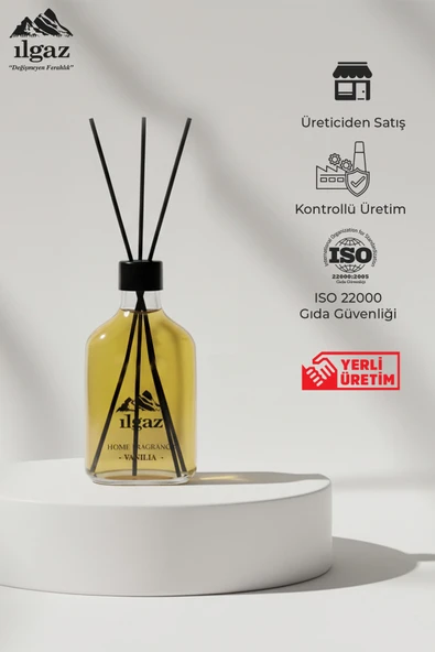 Vanilya Bambu Çubuklu Oda Kokusu 200 ML | XL Red Diffuser - Resim 7