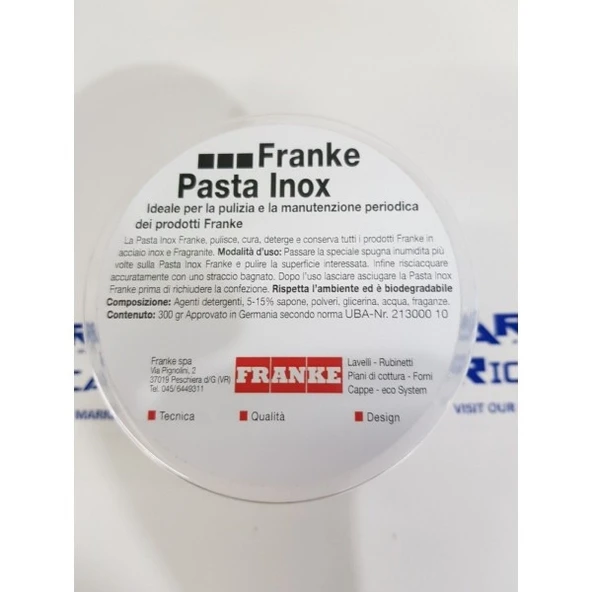 Franke Çelik-Granit Evye-inox Temizlik Pastası / Parlatıcı Krem ürün görseli 1