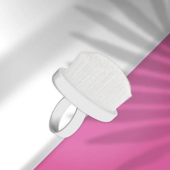 10 Adet Staleks Mini Yüzük Tırnak Toz Temizleme Fırçası Beyaz ürün görseli 1