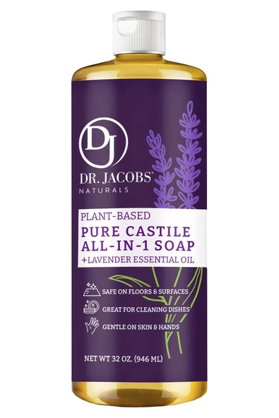 Dr. Jacobs Naturals Lavanta Özlü Çok Amaçlı Bitkisel Kastil Sabun 946ML ürün görseli 1