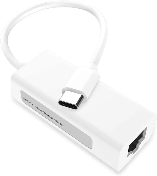 PrimeX PX-2131C Type-C USB RJ45 Ethernet 10/100 Çevirici Adaptör Win10/Mac/Linux (Tak Çalıştır) ürün görseli 1