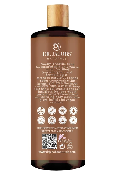 Dr. Jacobs Naturals Sandal Ağacı Özlü Bitkisel Duş Jeli 946ML - Resim 2