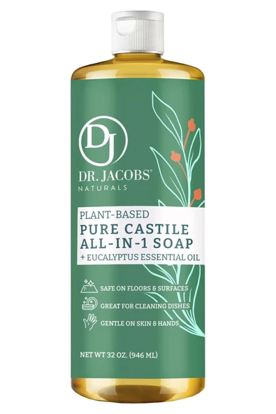 Dr. Jacobs Naturals Okaliptüs Özlü Çok Amaçlı Bitkisel Kastil Sabun 946ML ürün görseli 1