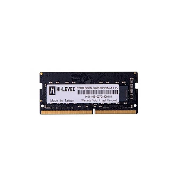 Hi-Level 32 GB 3200 MHz CL22 SODIMM HLV-SOPC25600D4/32G DDR4 Ram ürün görseli 1