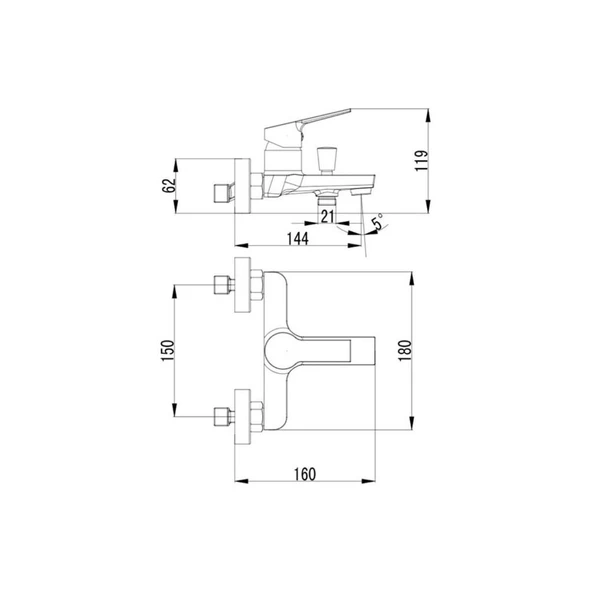 LN2500 Luna Banyo Bataryası - Resim 2