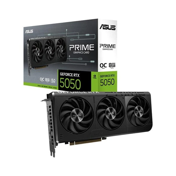 Asus RTX 5050 Prime OC Edition PRIME-RTX5050-O8G 128 Bit GDDR6 8 GB Ekran Kartı ürün görseli 1