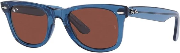 Ray-Ban Wayfarer 2140 6587C5 Transparent Blue-Red Güneş Gözlüğü ürün görseli 1