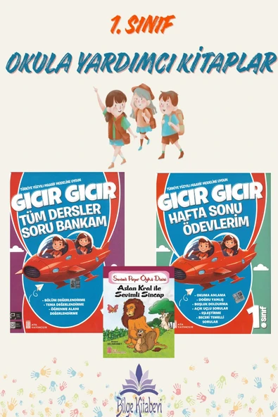 1. Sınıf 2.Dönem Türkiye Yüzyılı Maarif Modeli Gıcır Gıcır Tüm Dersler Soru Bankası +Hafta Sonu Ödev ürün görseli 1