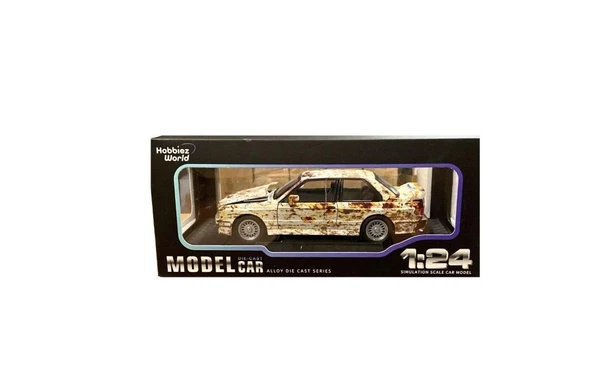 Hobbiez World BMW M3 M3 Damaged Edition 1/24 Model Araba ürün görseli 1