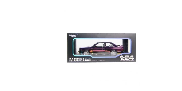 Hobbiez World Bmw M3 Mor 1/24 Model Araba ürün görseli 1