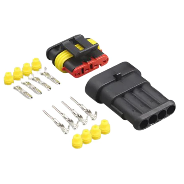 Super Seal Konnektör Takım - Erkek/Dişi (4 Pin) ürün görseli 1